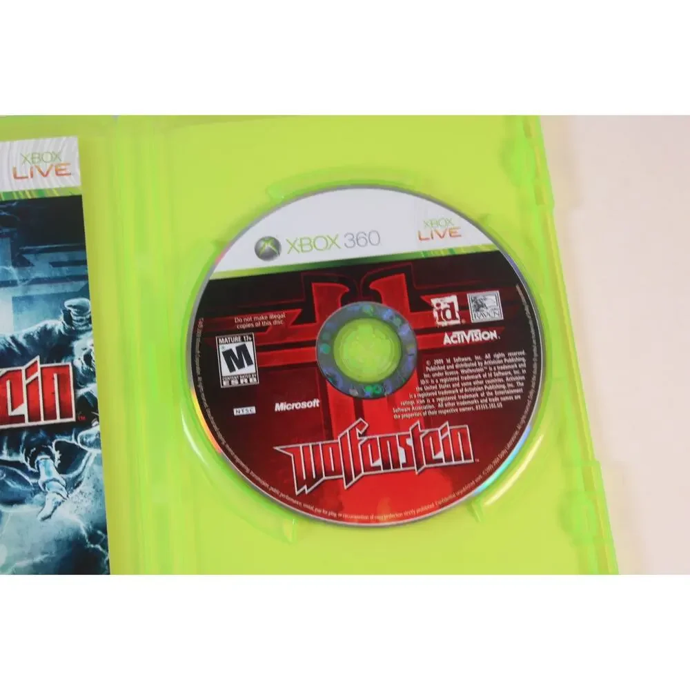 Wolfenstein (Microsoft Xbox 360, 2009) Authentic, complete, tested/works